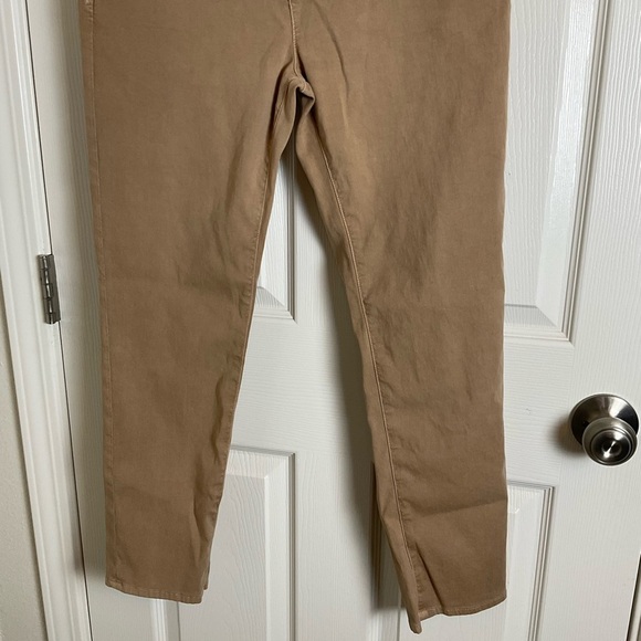 Ag Adriano Goldschmied Womens Khaki Pants tailored Trousers Size 28R - Picture 8 of 13
